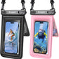Waterproof Phone Pouch Floating, Double Bags Waterproof Phone Case with Lanyard for iPhone 16 15 Pro Max, Galaxy S24 S23 Ultra, IPX8 Cellphone Dry Bag Beach Travel Cruise Essentials 2Pack-8.5''