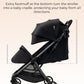 Momcozy ClickGo Lightweight Stroller, Compact Travel Stroller for Airplane with One-Click Fold, Baby Stroller and Toddler Stroller with Large Canopy for Kids from 0 Months, Extendable UPF50+ Canopy