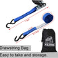 XSTRAP STANDARD Ratchet Tie Down Straps 4 Pk 10 Ft- 300 Lbs Load Cap- 900 Lbs Break Strength-Cargo Straps for UTV, ATV, Pickup,Truck, Moving Appliances, Lawn Equipment, Blue