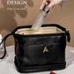 Travel Essentials for Friends Female Mom, Personalized Makeup Bag, Double Layer Cosmetic Bag with Makeup Brush Organizer, Waterproof, Large Capacity PU Leather Toiletry Bag Customized Gifts