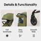newyoo Lightweight Travel Stroller for Toddlers, Compact Fold Baby/Infant Stroller with Telescoping Handle & Cup Holder, Airplane-Friendly, One-Hand Easy Fold, Near Flat Recline Seat, TR18, Green