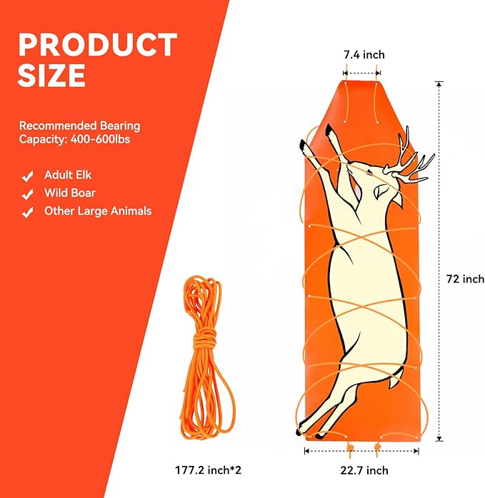 Scent Proof Bag & Deer Drag Sled - Buy Together to Save