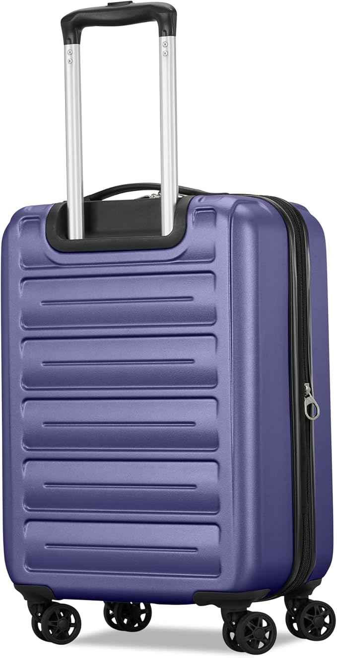 American Tourister Westridge Hardside Luggage Set with Spinner Wheels, Dusk Purple, Carry-On