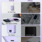 Portable Charger, 12000mAh 22.5W USB C Fast Charging Power Bank with Built-in Cables and AC Wall Plug, Smart LED Display Travel Essentials Battery Pack Compatible with iPhone, iPad, Samsung etc Purple