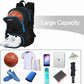 LARIPOP Basketball Bag, Sports Backpack with Ball Holder & Shoe Compartment, Water Resistant Gym Bag for Soccer Volleyball Travel
