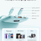 Mini Portable Charger with Built-in Cables 22.5W Fast Charging Power Bank USB-C Small Battery Pack 10000mAh Travel Essential Slim Battery for iPhone 16/15/14, Samsung 25/24, and More