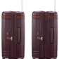 Virtuosa Hardside 21 Inch Carry On Luggage - Airline Approved with 360° Spinner Wheels, RightHeight™ Adjustable Handle - Zippered WetPak™ - TSA Lock - Expandable Light Polycarbonate Shell - Merlot