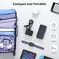 USB C Charger Block, 100W GaN 6 Port PD USB C QC USB A Wall Charger Adapter Plug Cube, Super Fast Type C Charging Station Hub for iPhone 16 15 14 13 12 Pro Max iPad Samsung Pixel 5ft Extension Cord