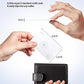 LULULOOK Wallet Tracker Card (iOS Only), Ultra Slim Airtag Wallet Works with Apple Find My, Wireless Rechargeable GPS Smartcard Tracker for Luggage, Tags, Passport, Purse, IP68 Waterproof, 1 Pack