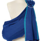 Hip Baby Wrap Ring Sling Baby Carrier for Infants and Toddlers - Beautiful, 100% Soft Cotton Baby Wraps Carrier for Babies 8-35 lbs - Perfect Baby Shower Gifts Moms and Dads - Nursing Cover (River)