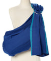 Hip Baby Wrap Ring Sling Baby Carrier for Infants and Toddlers - Beautiful, 100% Soft Cotton Baby Wraps Carrier for Babies 8-35 lbs - Perfect Baby Shower Gifts Moms and Dads - Nursing Cover (River)