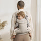 BabyBjörn Baby Carrier Harmony, Woven mélange, Light Beige | 3-in-1 Ergonomic Baby Carrier; Newborn, Facing-in, Outward-Facing, and Back Carrying Positions Supported (7-40 lbs), Newborn to Toddler