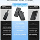 Portable Charger Power Bank, 20000mAh 22.5W USB C Fast Charging with Built-in Cables & Wall Plug, External Battery Bank with LED Display, Travel Essential Compatible with iPhone, iPad, Samsung Black