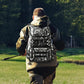 Piscifun Fishing Tackle Backpack with Rod Holders & 4 Tackle Boxes, 42L Outdoor Fishing Bag with Waterproof Rain Cover