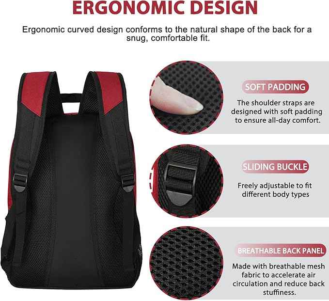 LARIPOP Soccer Backpack Soccer Bag with Ball Holder & Shoe Compartment Youth Sports Equipment Training Bag