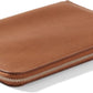 Leatherology Cognac Slim Zip Travel Wallet - Compact and lightweight, Versatile storage, Zip closure - Roamly