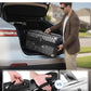 LUGGEX Trunk Luggage,KVT Expandable PC Hard Shell Medium Checked 24 Inch Suitcase with Shock - Absorbing Wheels & TSA Lock(EX-Pro,Charcoal Metallic,24 inch,72L - 80L)