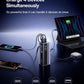 Baseus Laptop Power Bank, 20,000mAh 145W Portable Charger Built-in Retractable Cable, 4-Port PD Fast Charging Battery Bank with Smart Display, for iPhone/MacBook/Samsung/Dell/HP, and More