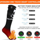 SNOW DEER Upgraded Rechargeable Electric Heated Socks，Ultimate Foot Warmer for Men & Women, Perfect for Skiing, Camping, Hiking, Motorcycling, &Outdoor Riding in Winter (S)