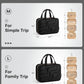HOTOR Hanging Toiletry Bag - Spacious Travel Toiletry Bag for Women & Men, Multi-Pocket Makeup Organizer, Travel & Cruise Essentials for Business Trip, Gym, Black, 11.0" x 8.7" x 3.9"