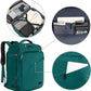 MATEIN Travel Backpack Large, Water Resistant Carry on Backpack for Travelling, Airline Approved Large Capacity Back Pack, Expandable Lightweight Overnight Daypack, Travel Gift, Peacock Blue