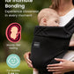 GROWNSY Baby Carrier Newborns to Toddlers, Ergonomic Baby Toddler Carrier Slings Wraps with Head Support, Easy to Wear,Infant Carrier Baby Gift,Travel and Hiking Friendly, for Babies 7 to 44 lb(Black)