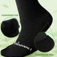 Bamboo Viscose Compression Socks for Women Men 2 Pairs 15-20mmHg Knee High Compression Socks Travel Nurse
