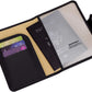 ZOPPEN Passport Holder Women Men, Passport Cover Travel Wallet Rfid Blocking Passport Wallet Cover Case Travel Essentials Document Organizer, Black