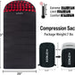 0 Degree Sleeping Bag 100% Cotton Flannel XXL for Adults Big and Tall Cold Weather Winter Zero Degree Camping,Free Compression Sack