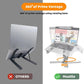 Laptop Stand with 360 Rotating Base, Computer Notebook Laptop Riser Metal Holder for Desk Collaborative Work, Fully Foldable for Easy Storage, Fits All MacBook, Laptops up to 16 inches