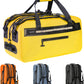 50L Waterproof Dry Duffle Bag Dry Backpack 840D TPU Heavy Duty Dry Bag,Rubber Airtight Zipper, for Kayaking,Boating,Motorcycling,Camping,Rafting,Surfing, Swimming,Fishing,Yellow