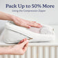 Vandel Space-Saving Compression Packing Cubes for Women, Men, Compressible Carry On Suit Case Organizer Luggage Packing Cubes for Travel Organizer Bags for Luggage and Backpacks, Suitcase Cube - Roamly