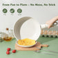 18 Pcs Pots and Pans Set Non Stick, Cookware Sets with Detachable Handle, Nonstick RV Kitchen Cooking Tools Removable Handles, Oven Safe, Induction Fast, Stackable Induction Cookware, White