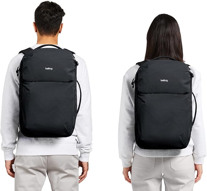 Bellroy Lite Travel Pack 30L (carry-on backpack, travel backpack for international travelers, with laptop pocket, interior packing cells and tuck-away shoulder straps) - Black