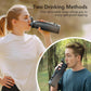 TakeToday Collapsible Water Bottles 32oz, Foldable Travel Water Bottle, BPA Free, Silicone Water Bottle Leakproof for Hiking, International Travel, Outdoors