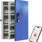 WeHere 192 Key Lock Box Wall Mount, APP Bluetooth/Wi-Fi, OTP/Fixed Code, Smart Key Cabinet with Tag, Key Organizer Holder box for Office, Valet, Realtor, Hotel Key Management