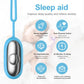 Sleep Aid Device, Micro-Current Sleep Instrument Anxiety Device, Portable Rechargeable Sleep Aid for Anxiety and Insomnia (Blue)