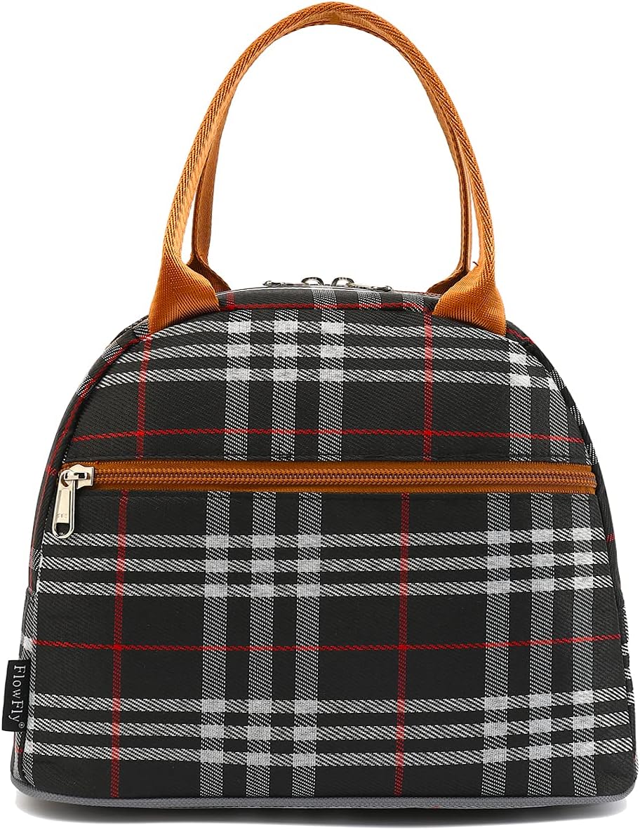 FlowFly Insulated Lunch Cooler Bag - Tote Bag Organizer for Women/Men, W&B