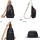 7L Sling Bag for Women Men Leather Small Sling Backpack Daypack Anti Theft Fanny Pack Crossbody Purse Travel