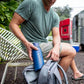 LifeStraw Go Stainless Steel Water Filter Bottle with 2-Stage Integrated Filter Straw, Double Wall Vacuum Insulated, for Hiking, Backpacking, and Travel, 24oz, Blue