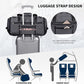 WITZMAN Travel Duffel Bags for Men Large Carry On Weekender Overnight Bag 3 in 1 Backpack with Shoe Compartment （B693 Silvery Grey) - Roamly