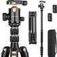 77" Aluminum Camera Tripods & Monopods, Victiv Compact Travel Tripod for Camera DSLR, Spotting Scope,Telescope, Binoculars, Porfessional Heavy Duty Camera Tripod Stand for Photography Video Recording