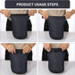 6 Pcs Waterproof Dry Bag Sack Lightweight Outdoor Dry Bags 35 L, 20 L, 15 L, 10 L, 5 L, 3 L Waterproof Boat Bag for Kayaking, Backpacking, Hiking, Camping Rafting(Black)