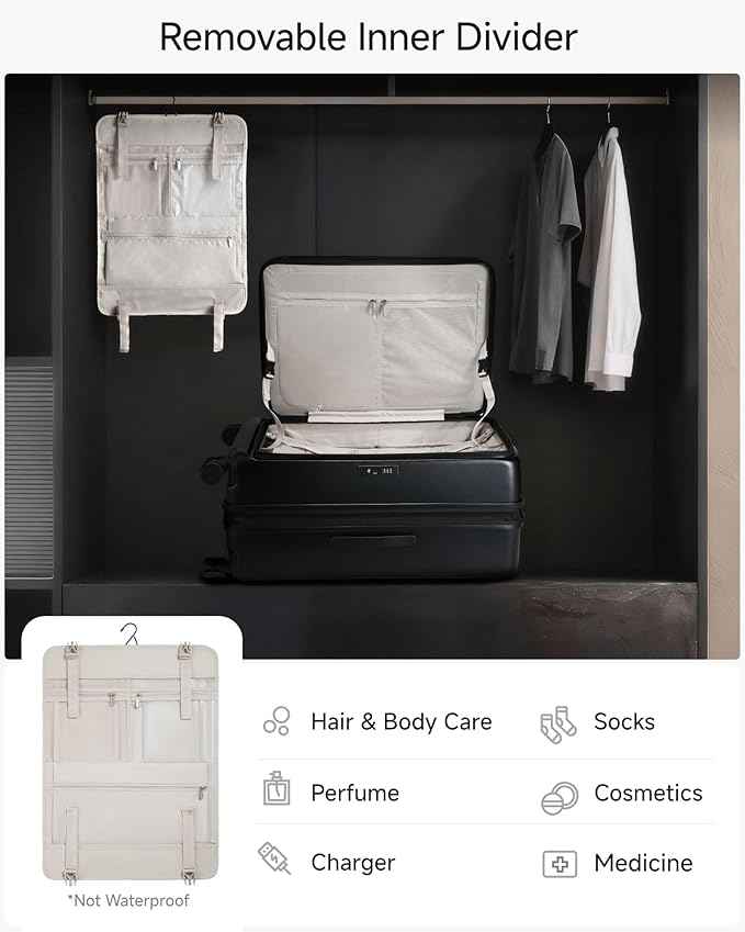 LUGGEX Checked Suitcase Top Opening, FLT and Travel Packing Cubes Bundle – Travel Essentials (FX-Lite, 30 Inch, 105L-115L)