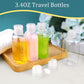 Cosywell Leakproof Squeeze Bottles Travel Kit - 4pc 3.4 oz TSA Approved for Shampoo, Conditioner and Toiletries