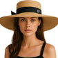 Wide Brim Sun Hat – UPF 50 Sun Protection Hat, Lightweight & Adjustable Hat, Esthetician-Designed Sun Hats for Women UV Protection, Stylish Beach & Gardening Hat Beige