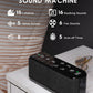 Portable White Noise Machine for Adults & Kids, 42 Soothing Sounds, Rechargeable Travel Sound Machine with Rain & Ocean Sounds, Auto-Off Timer & 8-Level Volume Control – Ideal for Sleep & Focus