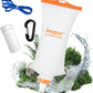 Water Filter Bottle Survival - 650/1000/2000ml Collapsible Water Bottle with NSF/FDA Certification with Filter Squeeze Water Filter Bottle Portable Water Filter Hiking Backpacking Camping