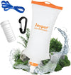 Water Filter Bottle Survival - 650/1000/2000ml Collapsible Water Bottle with NSF/FDA Certification with Filter Squeeze Water Filter Bottle Portable Water Filter Hiking Backpacking Camping