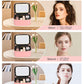 Makeup Bag With LED Mirror, Travel Makeup Bag With 3 Color Setting Light Up Mirror Cosmetic Makeup Organizer Vanity Case for Women Beauty Tools Accessories Rechargeable Makeup Travel Bag - Pink
